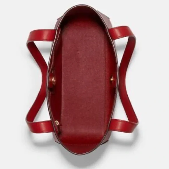 COACH Horse And Carriage Tote 27 With Horse And red - Picture 10 of 13